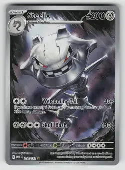 Steelix 150/132 Illustration Rare Mega Evolution Pokemon NM - Image 1