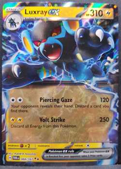Luxray ex 068/167 Twilight Masquerade Double Rare Pokemon Card ENG NM - Image 1