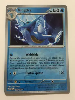 Pokemon Card Paradox Rift Reverse Holographic Kingdra 032/182 NM - Image 1