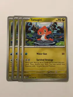 Pokemon Card Paradox Rift 4x Playset Tatsugiri 141/182 NM - Image 1