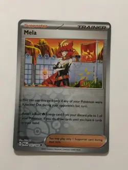 Pokemon Card Paradox Rift Reverse Holographic Mela 167/182 NM - Image 1