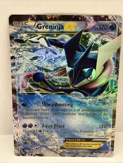 *PROMO EX HOLO* Pokemon Greninja EX XY20 XY Set 170HP TCG - Image 1