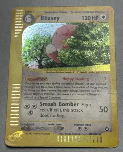 Pokemon TCG Blissey H6/H32 Aquapolis Holo 2003 - Image 2