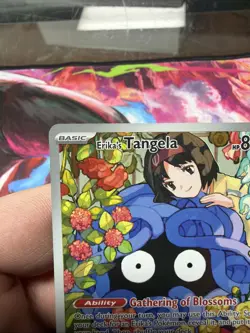 Erika’s Tangela 218/217 Pokemon Card From Ascended Hero’s Pack Fresh Near Mint - Image 2