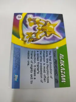 Alakazam #2 Pokemon Topps Advanced Challenge 2004 - Image 2