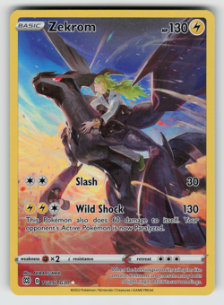 Zekrom Pokemon Brilliant Stars TG05/TG30 Character Rare NM - Image 1