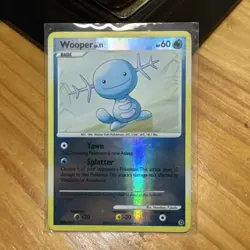 Wooper 118/132 Reverse Holo Pokemon TCG Card Diamond Pearl Secret Wonders - Image 1