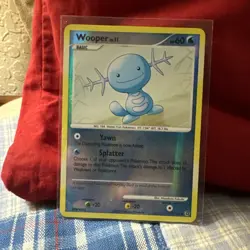 Wooper 118/132 Reverse Holo Pokemon TCG Card Diamond Pearl Secret Wonders - Image 2