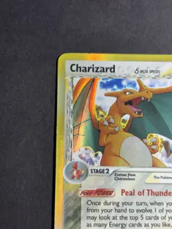 Charizard (Delta Species) 4/100 Crystal Guardians Holo Rare Creases Pokemon Card - Image 2