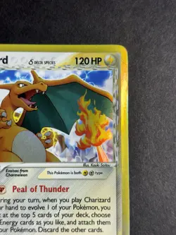 Charizard (Delta Species) 4/100 Crystal Guardians Holo Rare Creases Pokemon Card - Image 5