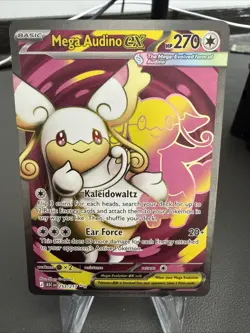 Mega Audino ex 253/217 Ultra Rare Ascended Heroes Pokemon TCG NM - Image 1
