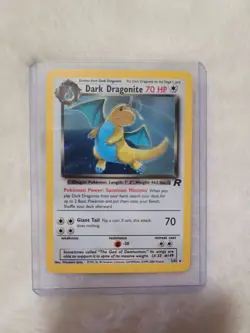 Pokemon Dark Dragonite Team Rocket Holo Rare 5/82 Unlimited English Card - Image 1