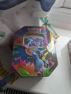 Mega Charizard ex tin X + Y POKEMON TCG - Image 2