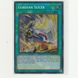 Yugioh Alliance Insight - Gordian Slicer - Secret Rare - ALIN-EN066 - Image 1