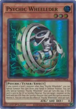 Yugioh! LP Psychic Wheeleder - MP20-EN014 - Ultra Rare - 1st Edition Lightly Pla - Image 1