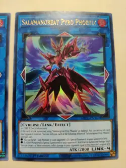 2x Salamangreat Pyro Phoenix MP20-EN169 Ultra Rare LP - Image 3
