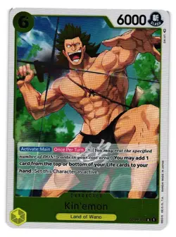 Kin'emon - OP04-102 R English ONE PIECE Kingdom of Intrigue Card Game - Image 1