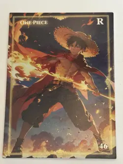 MONKEY D LUFFY R 46 ONE PIECE BLOOMING PASSION Anime Collectible Card - Image 1