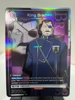 King Bradley Fullmetal Alchemist Union Arena Rare Parallel JP UA37ST/FMA-1-113 R - Image 1