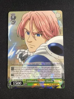 Weiss Schwarz Gilthunder: Magic Words The Seven Deadly Sins SDS/SX03-025 Double - Image 1