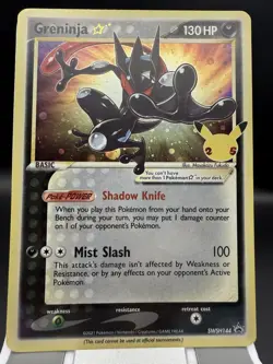 Greninja Star SWSH144 SWSH: Sword & Shield Promo Cards Holo Celebrations NM 🔥 - Image 1
