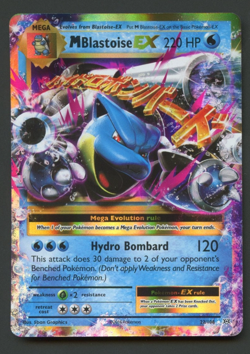 M Blastoise EX 22/108 Evolutions Near Mint Rare Pokemon Card - Image 1
