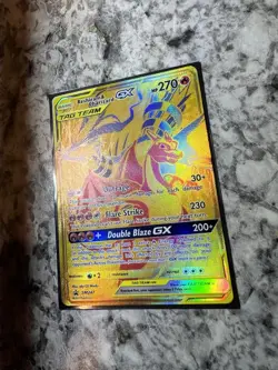 Reshiram & Charizard GX SM247 Sun & Moon Tag Team Holo Pokemon Card NM - Image 3
