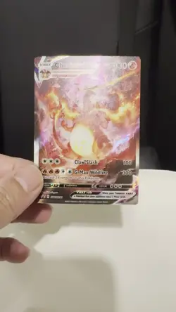 Pokemon TCG Charizard VMAX SWSH261 Black Star Promos Holo Card NM Condition - Image 2