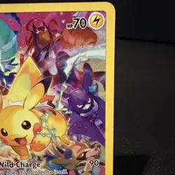 Pokemon Pikachu TCG Full Art Secret Rare Holo Card 160/159 Crown Zenith NM - Image 3