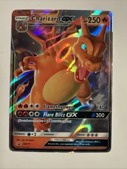 Pokemon TCG Charizard GX SM211 Promos Holo Card NM Condition - Image 1