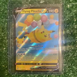 Pokemon TCG Flying Pikachu v Holo Card 006/025 Celebrations Full Art Rare - Image 1