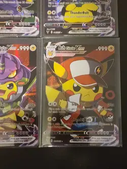 Pokemon Cosplay Poncho Pikachu Holos 9 Cards Holofoil - Image 4