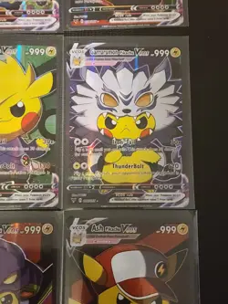 Pokemon Cosplay Poncho Pikachu Holos 9 Cards Holofoil - Image 5