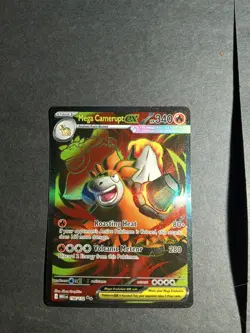 Mega Camerupt EX Holo Pokemon Card 156/132 ME01 Ultra Rare Mega Evolution - Image 1