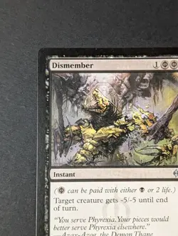 MTG Card - 1x Dismember - New Phyrexia - NM/LP - Magic The Gathering - 2011 #57 - Image 3