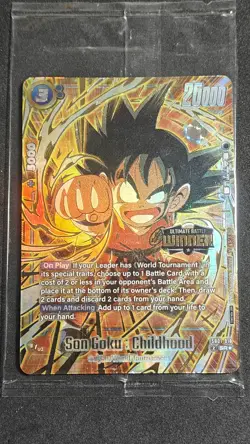 Son Goku Childhood Sb01 018 Winner Dragon Ball Card Game TCG Sealed - Image 1