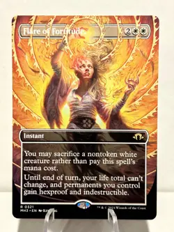 Flare of Fortitude (Borderless) 321 R Modern Horizons 3 NM MTG - Image 1