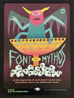 1x MTG Font of Mythos (Rainbow Foil) - Secret Lair Drop Series (SLD) #2075 - Image 1
