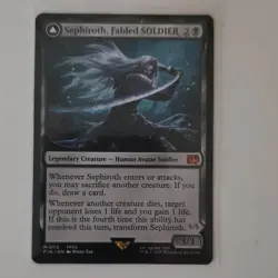 Magic: The Gathering Sephiroth Fabled SOLDIER NM mtg final fantasy pack fresh - Image 1