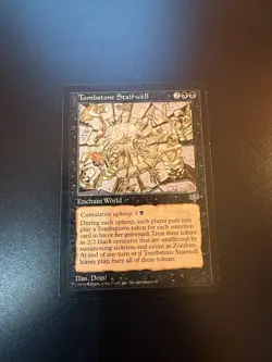 1x (one) TOMBSTONE STAIRWELL - MTG Mirage Reserved List Rare CCG Magic Free S/H! - Image 1