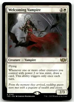 Welcoming Vampire #140 MTG Tarkir Dragonstorm TDC NM X1 - Image 1