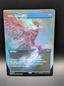 MTG - Strix Serenade - BORDERLESS - Instant - MH3 #327 - Rare - NM - Image 1