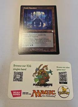 MISPRINT MISCUT Dimir Aqueduct (Retro Frame) - BRC Rare - MTG Magic MISPRINT - Image 1