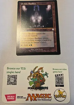 MISPRINT MISCUT Orzhov Basilica (Retro Frame) - BRC Rare - MTG Magic MISPRINT - Image 1