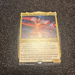 Isshin, Two Heavens as One -- RARE #224 Kamigawa: Neon Dynasty NEO Magic MTG - Image 1