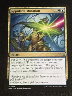 MTG Murders at Karlov Manor Repulsive Mutation 0227 NM - Image 1