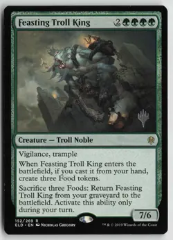 Feasting Troll King R Promo Pack: Throne of Eldraine 152 NM - Image 1