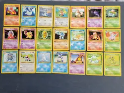 Lot Of 105 WOTC Pokemon Cards 1999-2001 Base, Base2, Rocket, Neo - Image 2