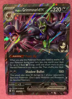 ✨Marnie's Grimmsnarl ex ✨136/182 Destined Rivals Holo Pokemon - Image 1