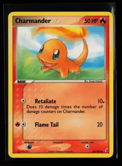 Charmander 48/100 Common Crystal Guardians Pokemon Card - Image 1